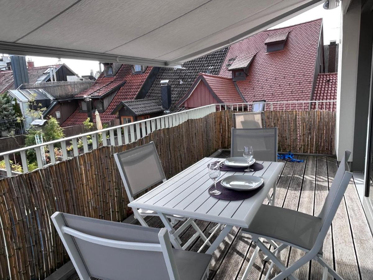 Ferienwohnung Fumi - Maisonette Im Sanierten Altbau Mit Grosser Dachterrasse Und Blick Ueber Die Insel New Translation Exteriér fotografie