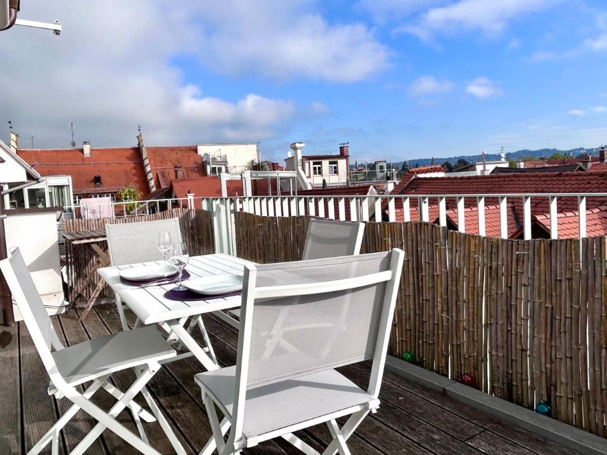 Ferienwohnung Fumi - Maisonette Im Sanierten Altbau Mit Grosser Dachterrasse Und Blick Ueber Die Insel New Translation Exteriér fotografie